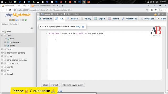 How to Rename Database Tables in phpMyAdmin смотреть онлайн