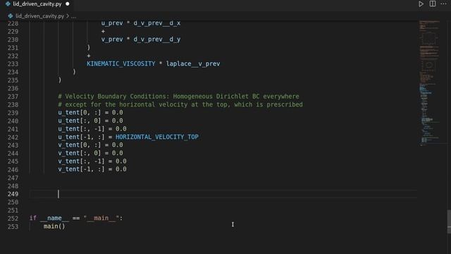 Solving the Navier-Stokes equations in Python | CFD in Python | Lid-Driven Cavity смотреть онлайн