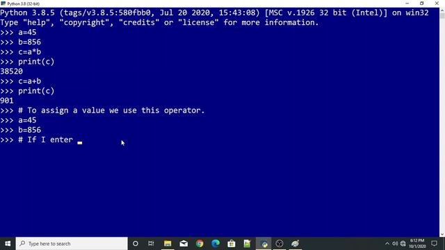 Python Tutorial | Assignment Operators смотреть онлайн