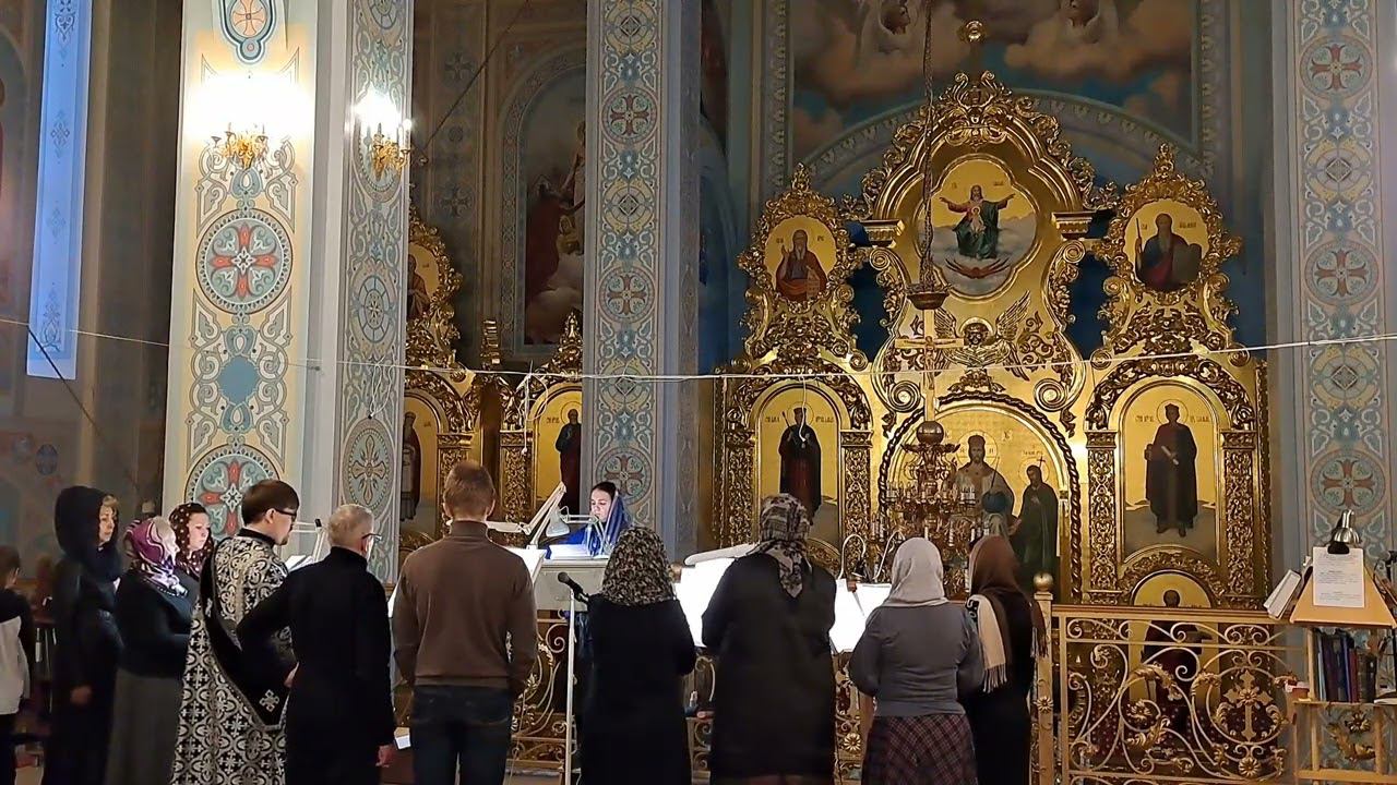 Вели́кий кано́н прп. Андре́я Кри́тского. Кондак по 6-й песни. Регент Екатерина Артюхова. смотреть онлайн