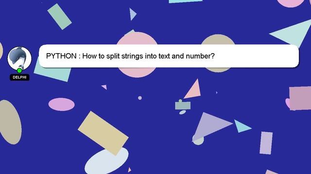 PYTHON : How to split strings into text and number? смотреть онлайн