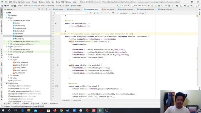 Tugas 7 Android SQLite смотреть онлайн