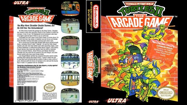 Teenage Mutant Ninja Turtles II - The Arcade Game Review (NES) смотреть онлайн