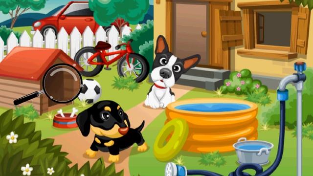 Doggy hidden numbers - Dog Games - Mary.com смотреть онлайн