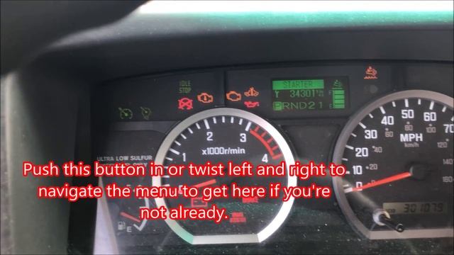 Isuzu NPR Service Interval Reset Procedure Video смотреть онлайн