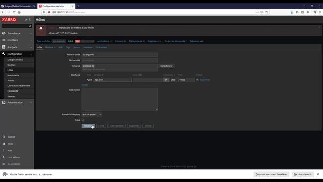 ZABBIX : AGENT PASSIF смотреть онлайн