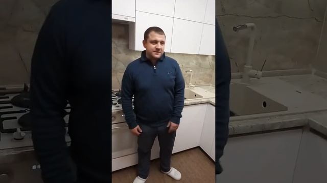 Кухня , открытие фасадов вверх смотреть онлайн