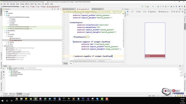 Kotlin Android Tutorial - ViewPager with FireStore смотреть онлайн