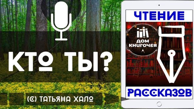 КТО ТЫ? — АУДИО ЧТЕНИЕ РАССКАЗОВ в Доме Книгочея (Татьяна Хало) смотреть онлайн
