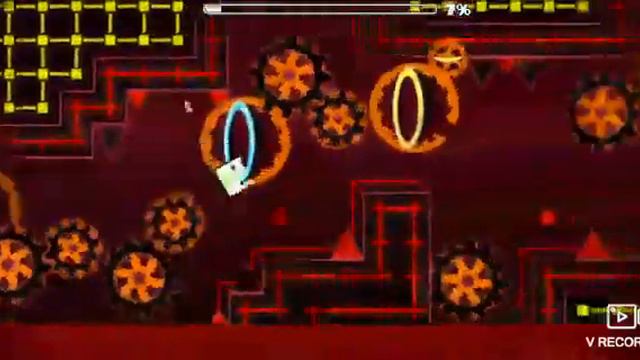 Nine circles на телефоне возможен! Ответное видео[Geometry Dash] смотреть онлайн
