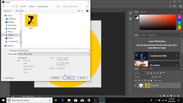 How to Create YouTube Branding Watermark for Your Channel in Photoshop CC смотреть онлайн