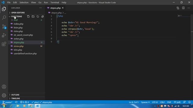 strpos function in PHP | strpos() | Search within a string using PHP | strpos function смотреть онлайн