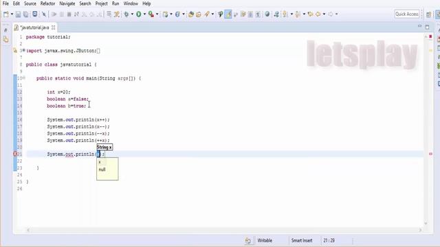 Video #13 - Java Tutorial - Java Unary Operator Example смотреть онлайн