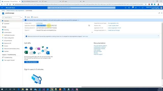 Secure ASP NET Core API using Azure AD Authentication - OAuth 2 - Implicit flow смотреть онлайн