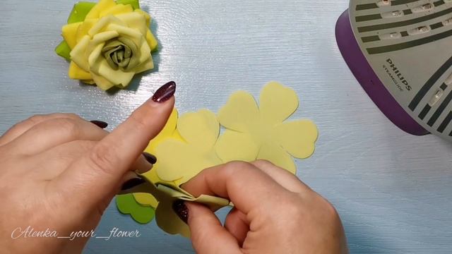 Справится даже Новичок!!!!Розочки из фоамирана. Украшения для девочек. смотреть онлайн