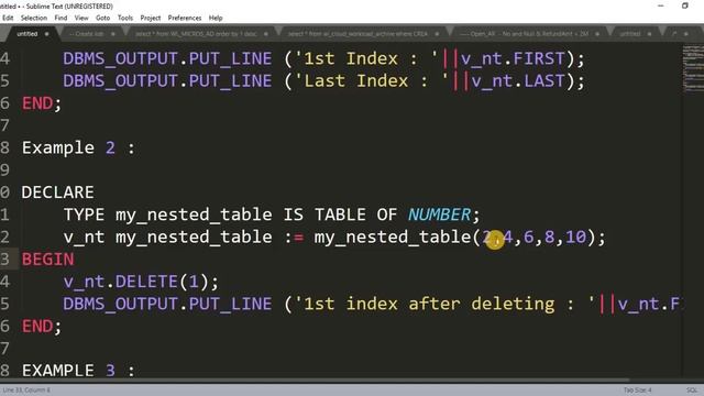 Tutorial 63 : PL SQL Collection Method || FIRST() and LAST() смотреть онлайн
