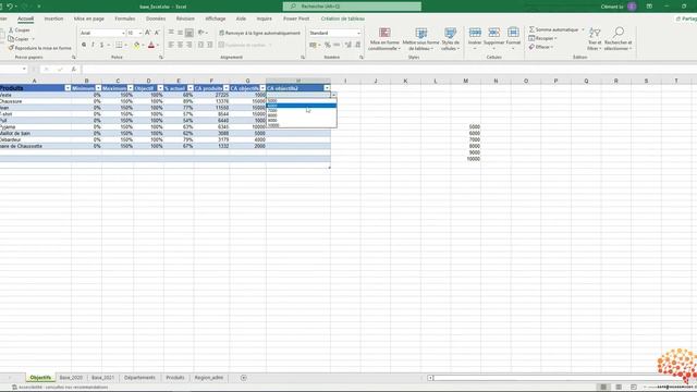 Excel - la notion de liste déroulante смотреть онлайн