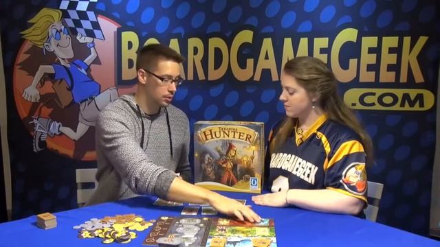 Treasure Hunter - Обзор правил на Essen Spiel . Русская Озвучка!