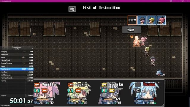 Orangeblood Any% in 1:42:13 смотреть онлайн