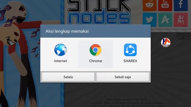 What happened if you click the demon icon in stick nodes splash screen? смотреть онлайн