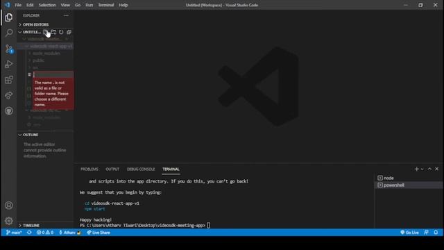 React Video Chat App with Video SDK (3/7) | React JS Tutorial for Beginners смотреть онлайн