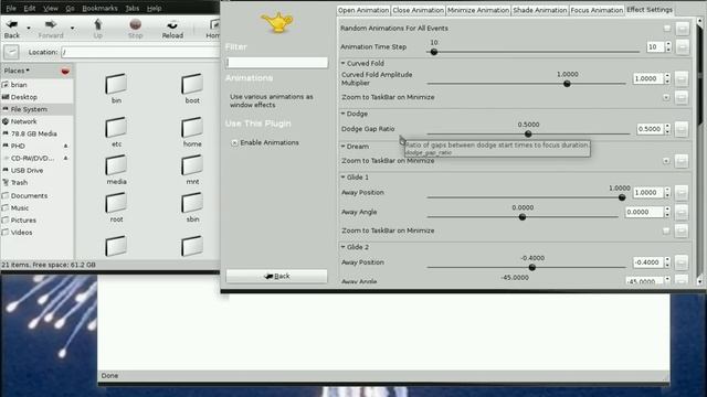 Linux Eye Candy 7 - Window Animations and Application Switchers смотреть онлайн