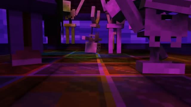 Spooky Scary Skeletons Remix-Minecraft Animation