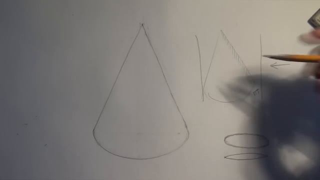 Как нарисовать конус / How to draw cone смотреть онлайн