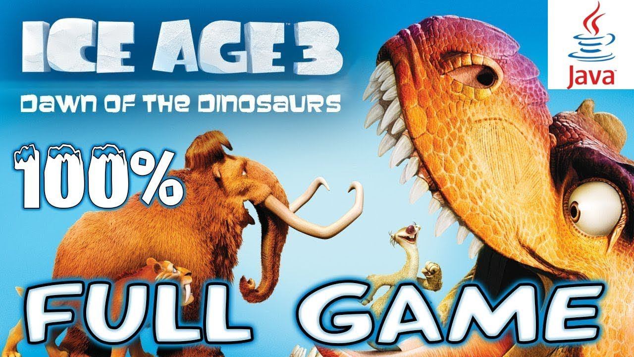 Ice Age 3: Dawn of Dinosaurs JAVA GAME (Glu Mobile 2009 year) FULL WALKTHROUGH смотреть онлайн