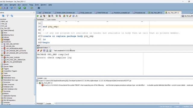 packages in Oracle plsql with realtime project examples смотреть онлайн