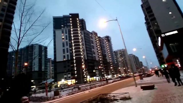 Первый снег в Санкт Петербурге! смотреть онлайн