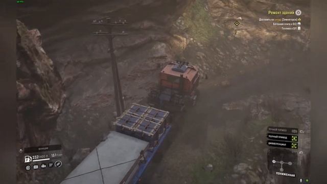 SnowRunner, Таймыр, Зимнегорск, Ремонт зданий (открыть гараж) смотреть онлайн