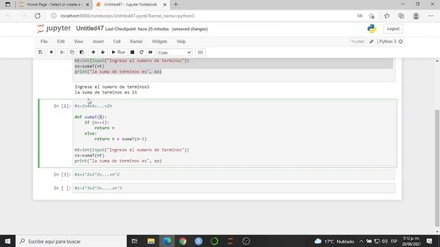 Lenguaje Python 21 - Funciones recursivas (parte 1) смотреть онлайн