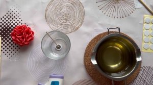 Свечи соевые своими руками с украшением цветком из пчелиного воска