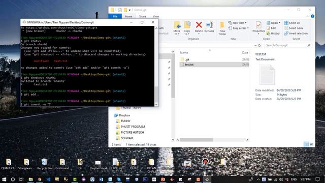 Học Git - Github Desktop - Smartgit cơ bản смотреть онлайн