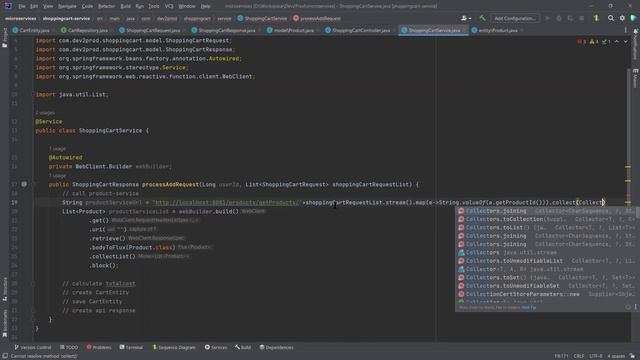 Spring Boot Microservices | Building Microservices Part 2 - shoppingcart | Dev2Prod Coding смотреть онлайн