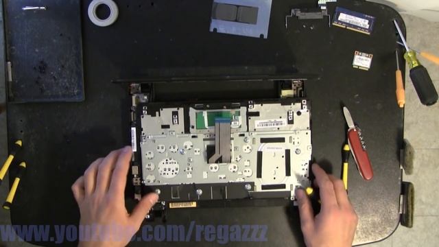 ACER V5 131 take apart, disassembly, how-to video (nothing left) HD смотреть онлайн