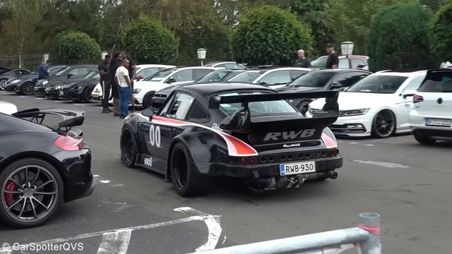 Cars Leaving Nürburgring Tankstelle - GT4 RS, Huracan STO, Porsche 930 RWB, 500HP S2, R34 GTR, 600L