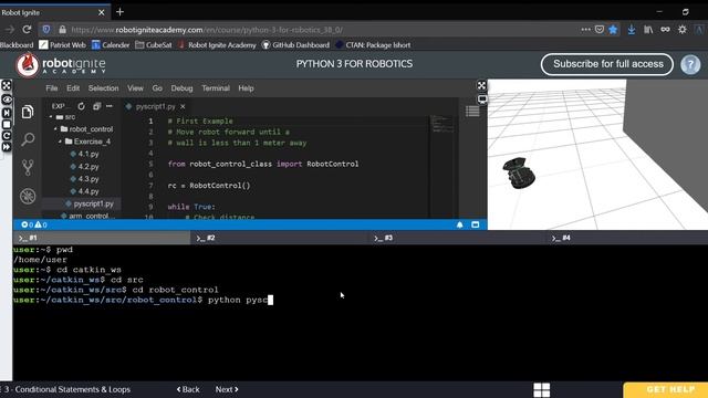 Turtle Bot - Forward movement with distance read смотреть онлайн