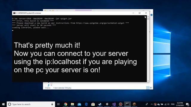 How to create a Minecraft server 1.15.2 with plugins! смотреть онлайн