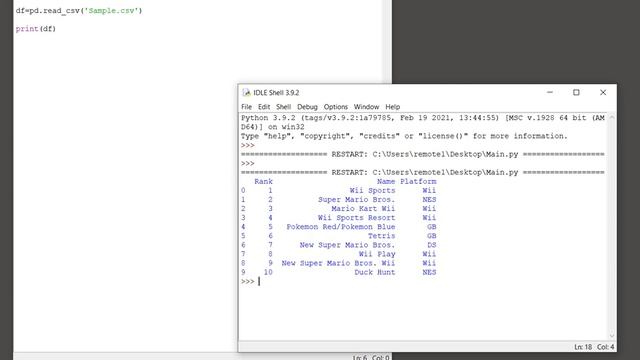 Python Pandas - Check if a pandas column exists смотреть онлайн