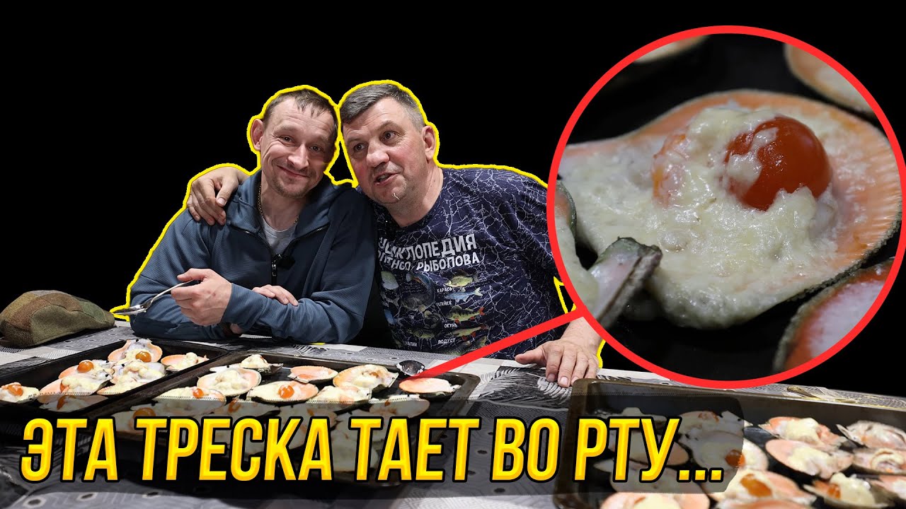 ТРЕСКА - ЭТО ЛУЧШИЙ РЕЦЕПТ - ресторанный рецепт трески в духовке в ракушках гребешка смотреть онлайн