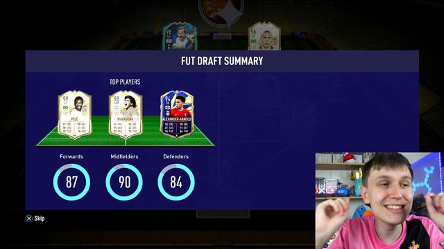 99 RATED!! - RAREST CARD EVER IN A 195 FUT DRAFT!! (FIFA 21) смотреть онлайн