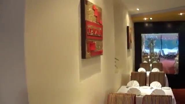 Воздушно пузырьковая панель в ресторане