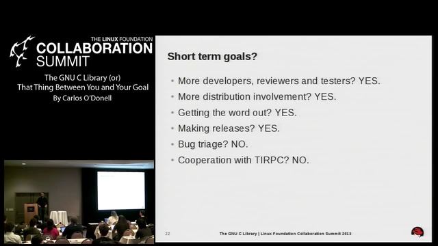 Collaboration Summit 2013 - GNU C Library смотреть онлайн