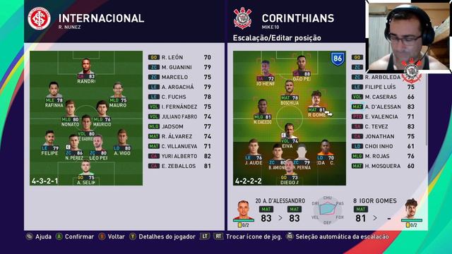 INTERNACIONAL PELA OITAVADAS DA COPA DO BRASIL PES21 - MASTER LEAGUE EFOOTBALL 2024 смотреть онлайн