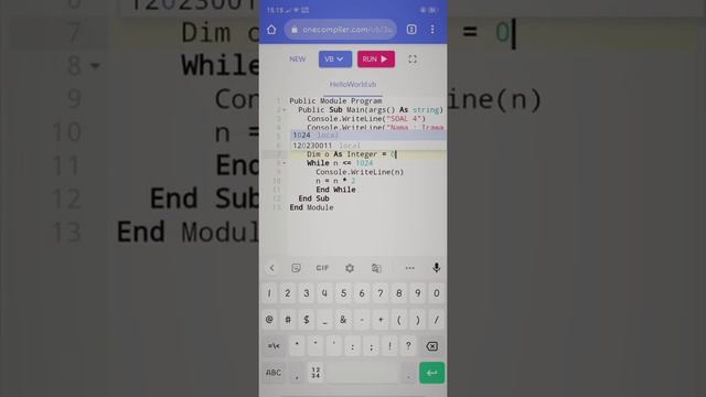 CODING MENGGUNAKAN ONE COMPILER-Pratikum Algoritma dan Pemrograman смотреть онлайн