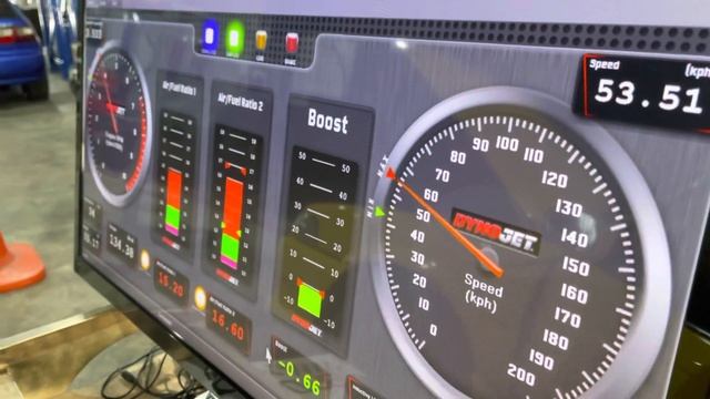 Toyota 5AFE dyno run смотреть онлайн