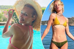 Гагарина сняла лиф прямо посреди пляжа