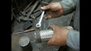 Гофра на глушитель своими руками !